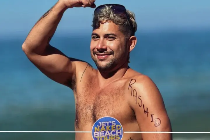 a person holding a sign