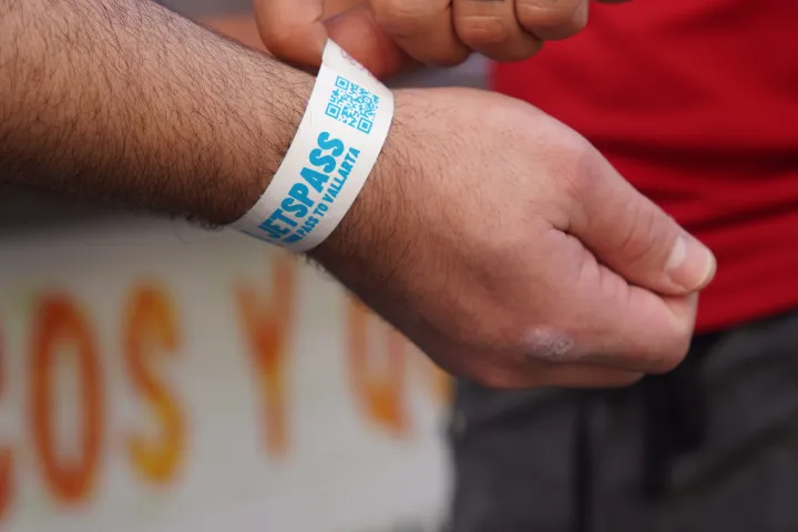 a close up of a hand