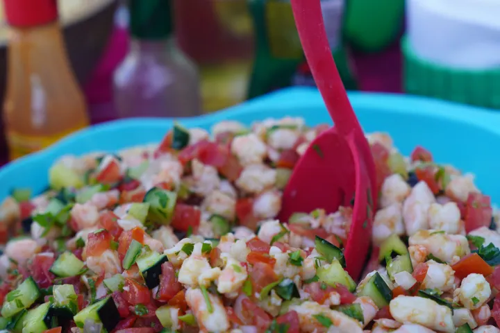 a bowl of food on a plate