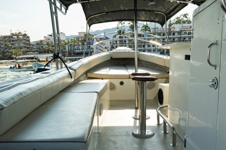 a boat sitting on top of a table