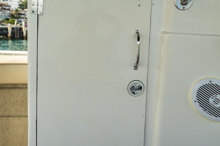a close up of a refrigerator